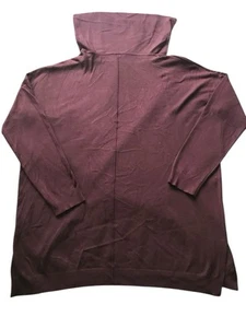 Vila Milano Womens Sweater Wine Color Long Sleeve Pullover Cowl Neck Size M - Picture 1 of 4