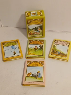 Vtg 1968 POOH'S POT O HONEY Mini Book Set A A Milne Winnie The Pooh HB DJ Foto 1 de 4