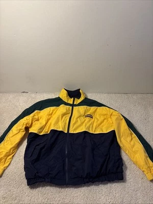 Chaqueta cortavientos vintage años 90’s IZOD cremallera completa bloque de color para hombre talla XL Foto 1 de 4