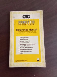 OTC Domestic Pathfinder Reference Manual ( '79-'92) Free Shipping - Picture 1 of 7