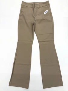 Pantalones acampanados Pixie de tiro alto azul marino antiguos tostados 6 - Imagen 1 de 10