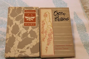 Japanese haiku Series Haiku 1955 & Cherry Blossoms 1960 Peter Pauper Press HC - Picture 1 of 5