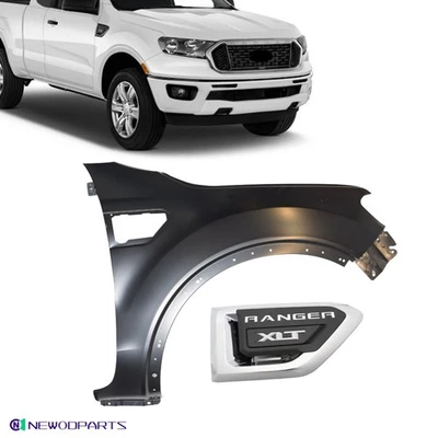 For 2019-2023 Ford Ranger XLT Front Fender Steel With Vent Emblem Right Side Foto 1 de 4