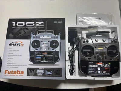 Used Futaba T18SZ 【 Mode 2 】 Transmitter RC Remote Control Tested Working Japan - Image 1 of 4