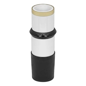 Pemberly Row Handmade Modern Transitional Black Finish Metal Vase - Picture 1 of 6