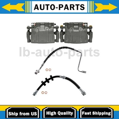 Juego de 4 pinzas de freno con mangueras para Ford Taurus X 3,5 L_ Foto 1 de 4