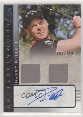 2021 Upper Deck Artifacts Rookies Tier 1 Memorabilia /149 Danny Willett Auto RC - Image 1 of 2