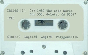 Iridis # 1 di Codice Funziona per Atari 400/800, 1980 - Valutazione 9.0 - Foto 1 di 1