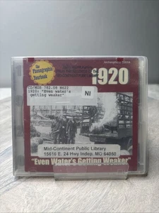 1920 – Even Water’s Getting Weaker (CD, Archeophone) Vintage Jazz/Blues Reissue - Picture 1 of 5