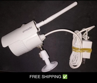 :📷 Cámara de seguridad para el hogar Zmodo ZP-IBH15-W inalámbrica IR interior/exterior - USADA -  Foto 1 de 2