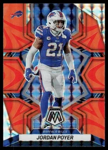 2022 Panini Mosaic - Jordan Poyer #25 Mosaic Reactive Orange Prizm Bills - Picture 1 of 2