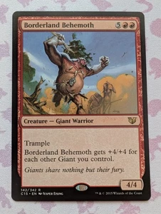 Borderland Behemoth - Commander 2015 #142/342 MTG Magic The Gathering - Foto 1 di 2