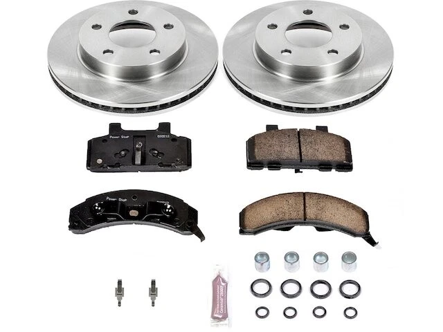 Kit de pastillas de freno delanteras y rotor para Buick Electra 1985-1990 1986 1987 1988 JR312BQ Foto 1 de 1