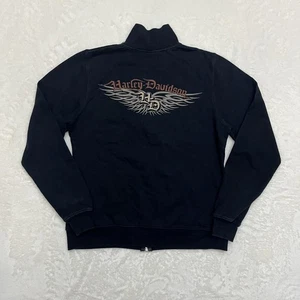 Sudadera Y2K Harley-Davidson para mujer mediana cremallera completa hecha en EE. UU. Cocoa Beach - Imagen 1 de 18