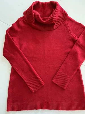 Suéter para mujer Spense pequeño rojo capucha cuello nuevo con etiquetas Foto 1 de 4
