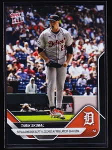 Tarik Skubal Tigers Join Sandy Koufax Randy Johnson 2024 Topps Now 393 Black /10 - Picture 1 of 2