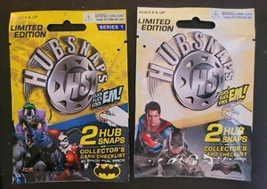 2016 NECA DC Comics *limited edition* 2x Hub Snaps foil packs - Picture 1 of 2
