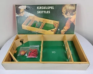 KAGELSPEL Skittles Brio Spinning Top Bowling Vintage 70s Board Game Sweden 31819 - Picture 1 of 24