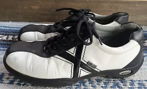 ✅Scarpe da Golf Ecco Gore Tex XCR in Pelle Taglia 40, Donna 9-9,5 / Uomo 6-6,5 - Foto 1 di 14