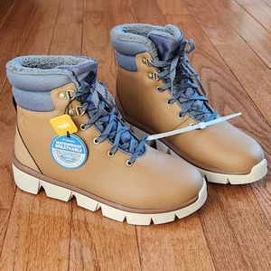 Columbia Damengröße 7 Keetley Schneestiefel braun Leder wasserdicht isoliert neu ohne Etikett - Bild 1 von 13
