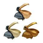 Pelican Figurine Resin Candy Bowl for Dining Table Bookshelf Home Decoration