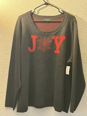 Suéter Lane Bryant Navidad 22/24 Vacaciones Festivo Invierno Fiesta Negocios Esquí Foto 1 de 4