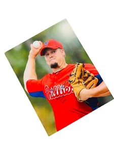 JOE BLANTON PHILADELPHIA PHILLIES AUTOGRAPHED SIGNED 11X14 PHOTO COA - Picture 1 of 4
