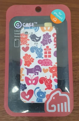 Funda Protectora GCASE Apple iPhone 5/5s - Animales Coloridos Foto 1 de 2