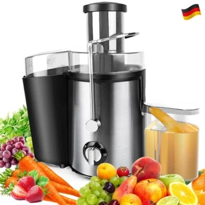 Entsafter Gemüse Obst elektrische Saftpresse Edelstahl, 1500W Juicer 500ml - Bild 1 von 16