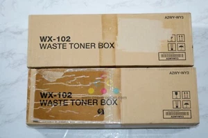 2 OEM Konica Minolta bizhub 552,652,654 Waste Toner Bottle WX-102 / A2WY-WY3 - Picture 1 of 6