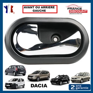 Poignée de Porte Intérieure Brillant AVANT ou ARRIERE Gauche Dacia Lodgy Sandero - Imagen 1 de 10