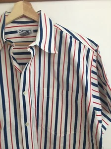 Vintage 90s Cherokee Stripe Button Shirt Mens L - Picture 1 of 7