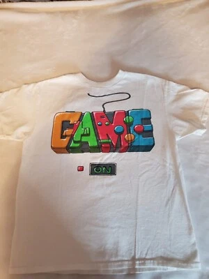 Nueva Camiseta de Juego de Algodón Cuello Redondo Manga Corta Ropa Híbrida para Niños Pequeña 8 Foto 1 de 4