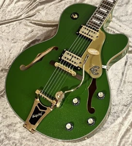 Epiphone: Emperor Swingster Forest Green Metallic (FGM) sn24072350371 - Picture 1 of 10