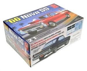 AMT 1/25 Scale AMT1198M/12 - 1966 Chevy Nova SS - 2 in 1 Stock Or Custom - Picture 1 of 5