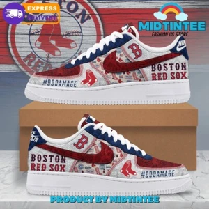 Boston Red Sox Sneakers Boston Red Sox Men Women Sneaker - Picture 1 of 5
