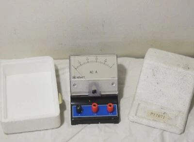 Amperímetro de CC HiTeK escala doble .1 a 5 amperios LNIB, modelo # P57071 Foto 1 de 4