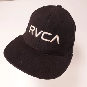 RVCA Black Ball Cap Fitted S/M Baseball Hat - Picture 1 of 5
