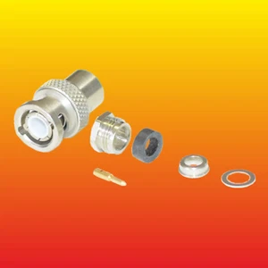 50 Ohm ORIGINAL AMPHENOL COAXIAL MALE BNC CABLE RF CONNECTOR 2891 SX 090001 NEW - Picture 1 of 3
