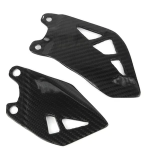 Kawasaki ZX10R 2011+ 100% Carbon Fibre Heel Plates - Picture 1 of 4