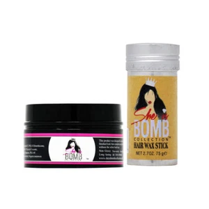 She Is Bomb Collection Edge Control 3.5oz + Hair Wax Stick 2.7oz - Picture 1 of 1