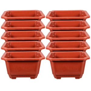 10 Pcs Thickened Fruit Tree Flower Pot Japanese Bonsai Pots Trees Office - Picture 1 of 12