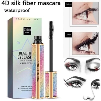 Vivid Galaxy Mascara 4D Silk Fiber Lashes Thick Lengthening Waterproof Mascara - Image 1 of 4