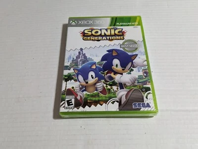 Sonic Generations (Microsoft Xbox 360, 2011) - NEW sealed Platinum Hits - Image 1 of 2