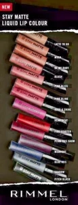 COMPRA 1 Y OBTÉN 1 CON 20% DE DESCUENTO (añade 2) Color de labios líquido Rimmel Stay Matte (ELIGE) - Imagen 1 de 23
