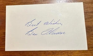 Ben Flowers Cardinals Autographs Signature Auto Vintage Baseball Index Card - Picture 1 of 3