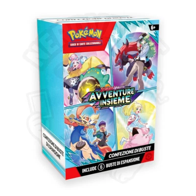 POKÉMON AVVENTURE INSIEME BOX BUNDLE 6 BUSTE - (ITA) SEALED - Immagine 1 di 4