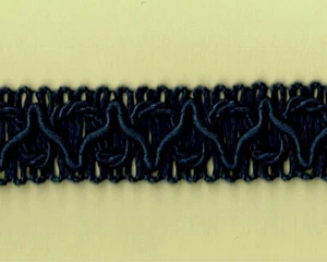 Borde de gimp índigo 5 yardas 11/16" 46933 - Imagen 1 de 2