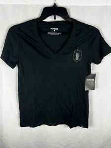 Hurley Pineapple Perfect V Neck Shirt Surfing Summer Beach Pool Short Sleeve S - Picture 1 of 4