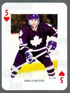 2008-09 Swedish Ice Hockey Playing Card #5 Mike Gartner